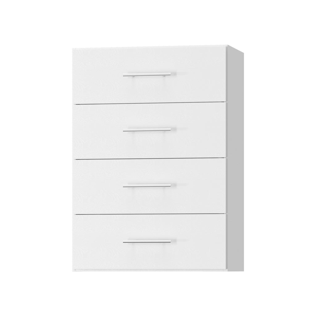 19.5" Wide 4 Drawer Tower Modular Closet System, Closet Storage Organizer with 4 Drawers, White