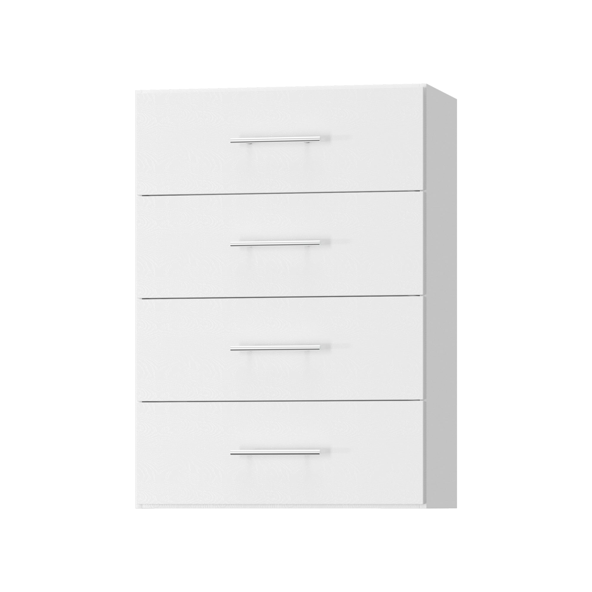 19.5" Wide 4 Drawer Tower Modular Closet System, Closet Storage Organizer with 4 Drawers, White
