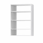 19.5" Wide Short Tower Modular Closet System, Adjustable Shelf Closet Tower for Storage, White