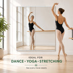 Home Gym Mirror-52x60 Inch Overall 2 Pack 26x60 Each Wall Mounted Large Frameless Tempered Glass Mirror-Idea for Gym Yoga or Bedroom and Living Room