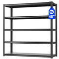 5 Tier Garage Shelving Units Metal Garage Storage Shelves for Basement, Commercial, Warehouse, Industrial