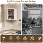 24 in. W x 24 in. D x 30 in. H Plywood Wall Corner Kitchen Cabinet in Shaker White