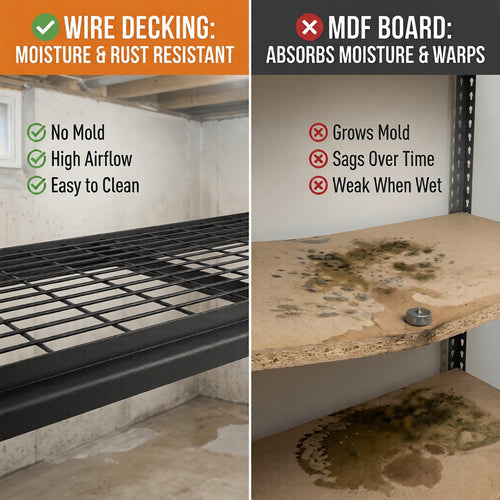 60"W x 18"D x 72"H Wire Shelving Unit, Industrial Grade 4/5-Tier Metal Storage Rack, Massive 3300Lbs Capacity (660Lbs/Shelf), Heavy Duty Adjustable Garage Shelf for Warehouse, Commercial Kitchen, Black