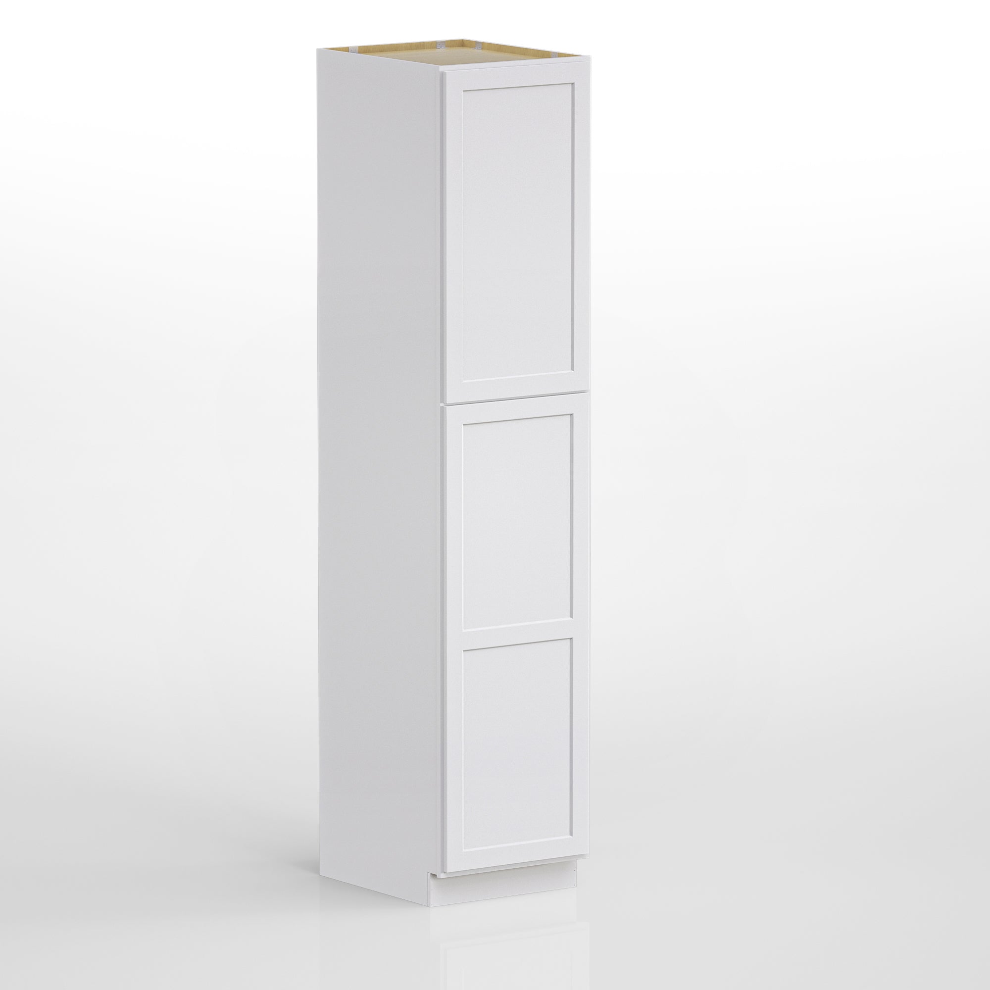 Pantry Kitchen Cabinet Tall Storage Cabinet in Shaker White