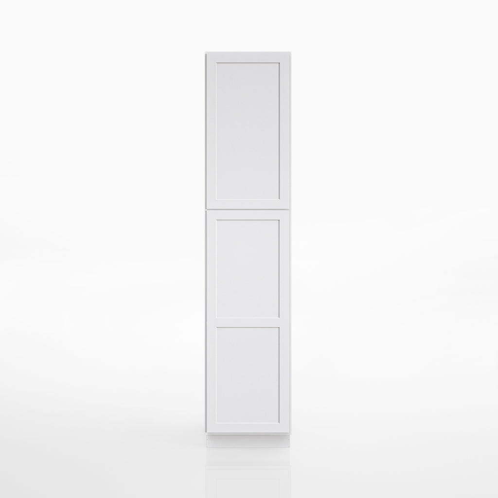 Pantry Kitchen Cabinet Tall Storage Cabinet in Shaker White