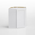 24 in. W x 24 in. D x 30 in. H Plywood Wall Corner Kitchen Cabinet in Shaker White