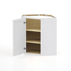 24 in. W x 24 in. D x 30 in. H Plywood Wall Corner Kitchen Cabinet in Shaker White