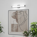 LUXYARD Bathroom Vanity Light Black - 25 inch  Vanity Lights for Bathroom - 14W LED Bath Lights Over Mirror Cool White Light 6000K