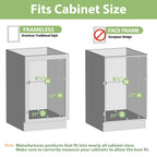 3-Tier Pull Out Spice Rack Organizer for 6" Narrow Cabinets, Slide Out Filler Storage with Solid Wood Base, Heavy Duty Chrome Kitchen Shelf for Spices, Sauces & Oils